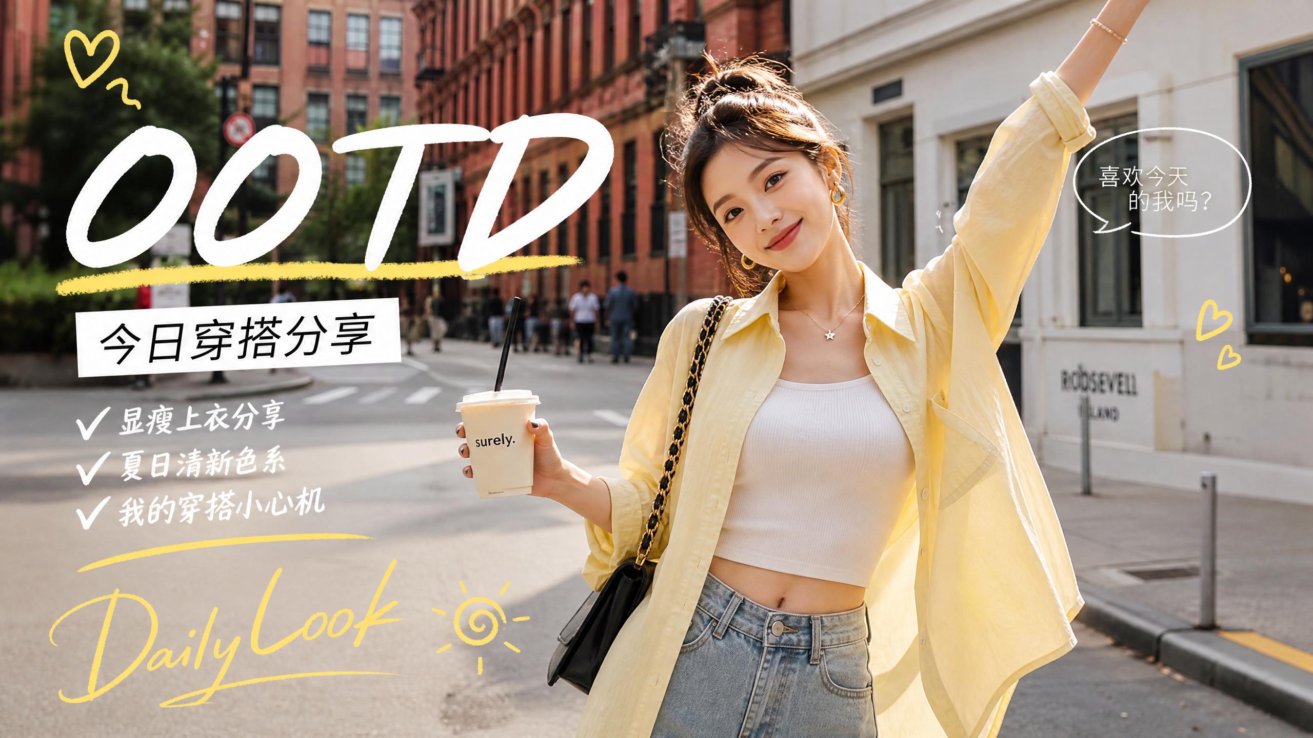 国产自拍 【时尚视频分享】OOTD今日穿搭分享，夏日清新色系显瘦上衣搭配技巧